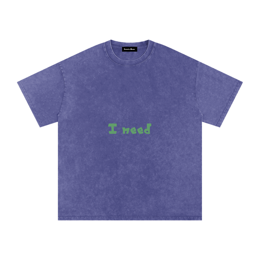 I Need Money Oversized Cotton T-Shirt