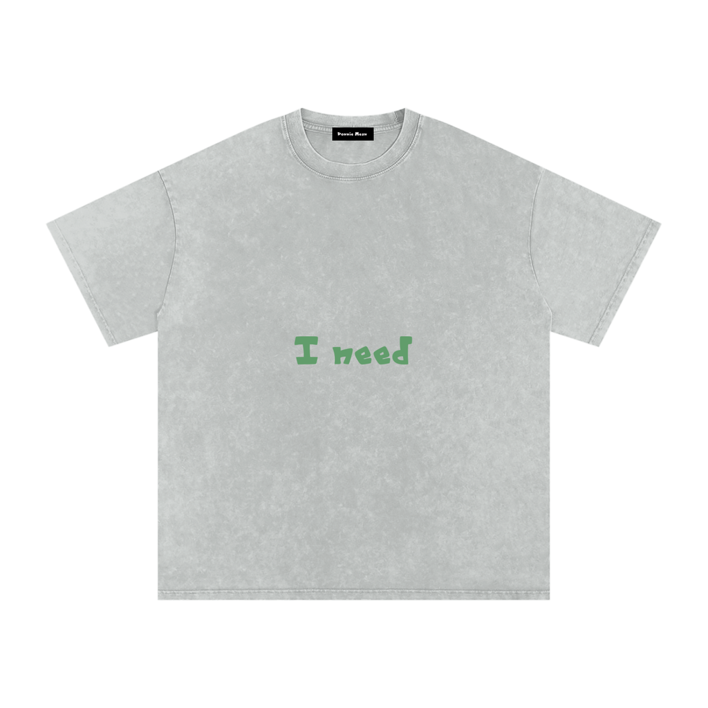 I Need Money Oversized Cotton T-Shirt