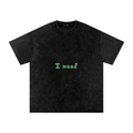 I Need Money Oversized Cotton T-Shirt