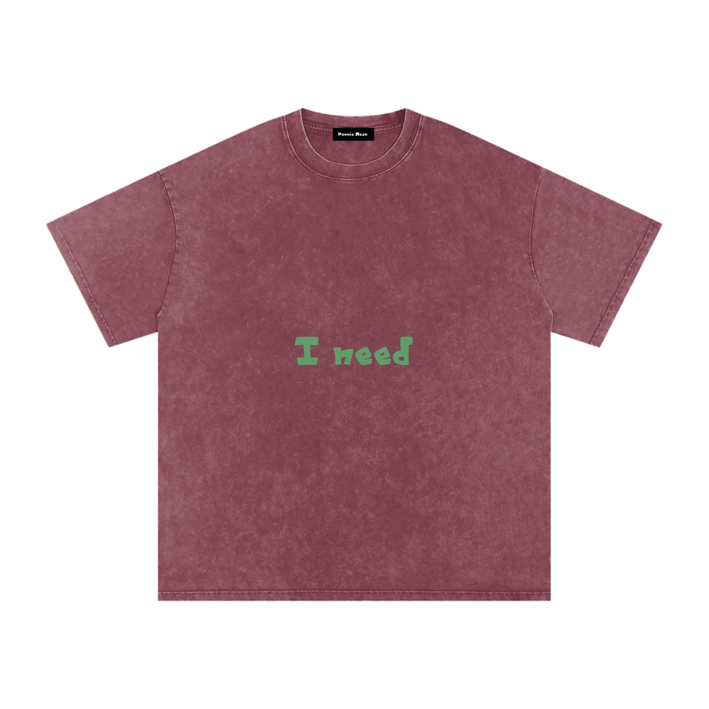 I Need Money Oversized Cotton T-Shirt