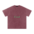 I Need Money Oversized Cotton T-Shirt