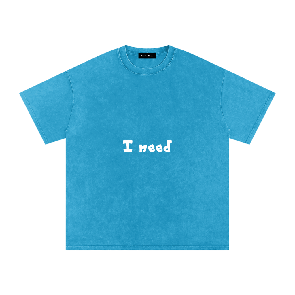 I Need Money Oversized Cotton T-Shirt