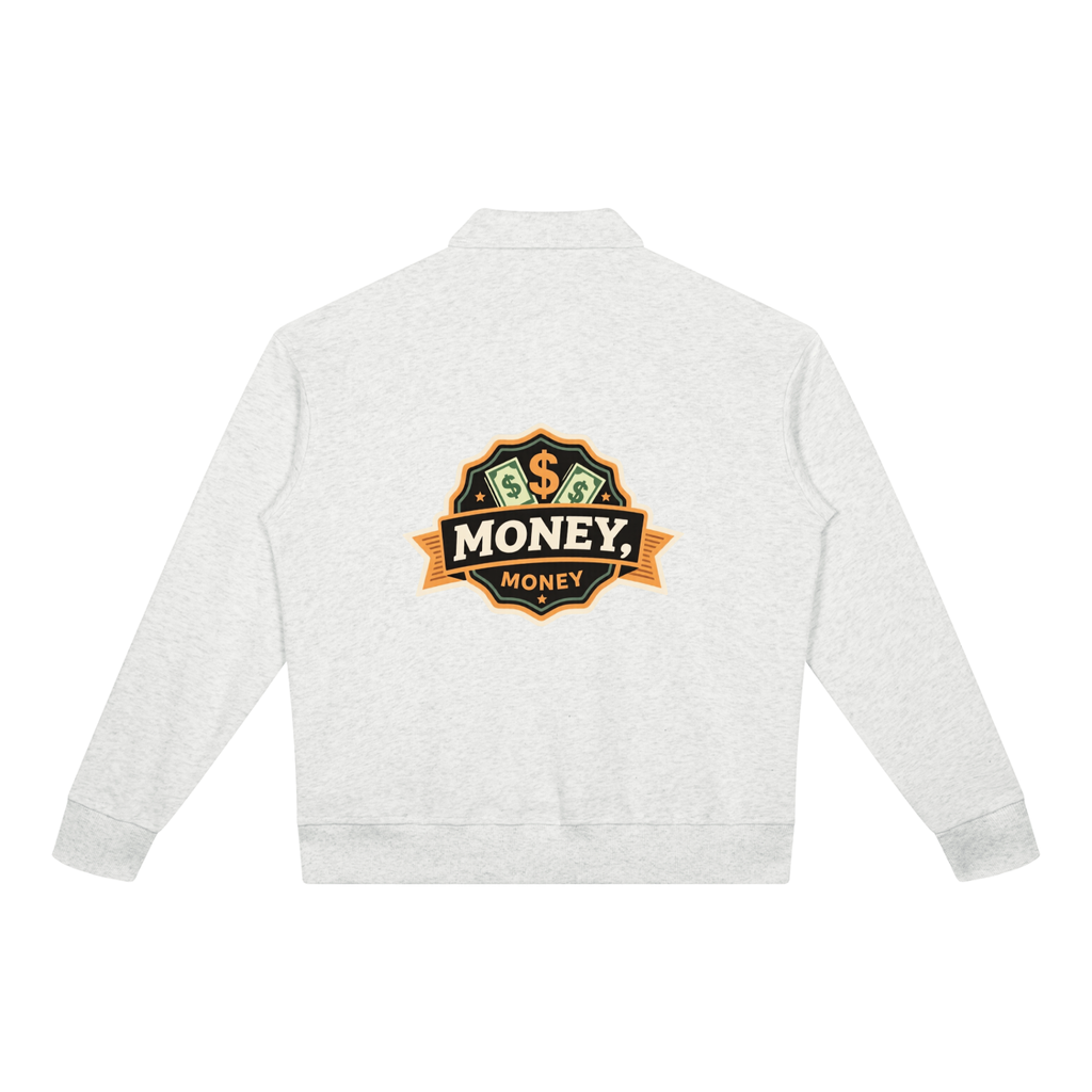 Unisex Boxy Quarter-Zip Sweatshirt