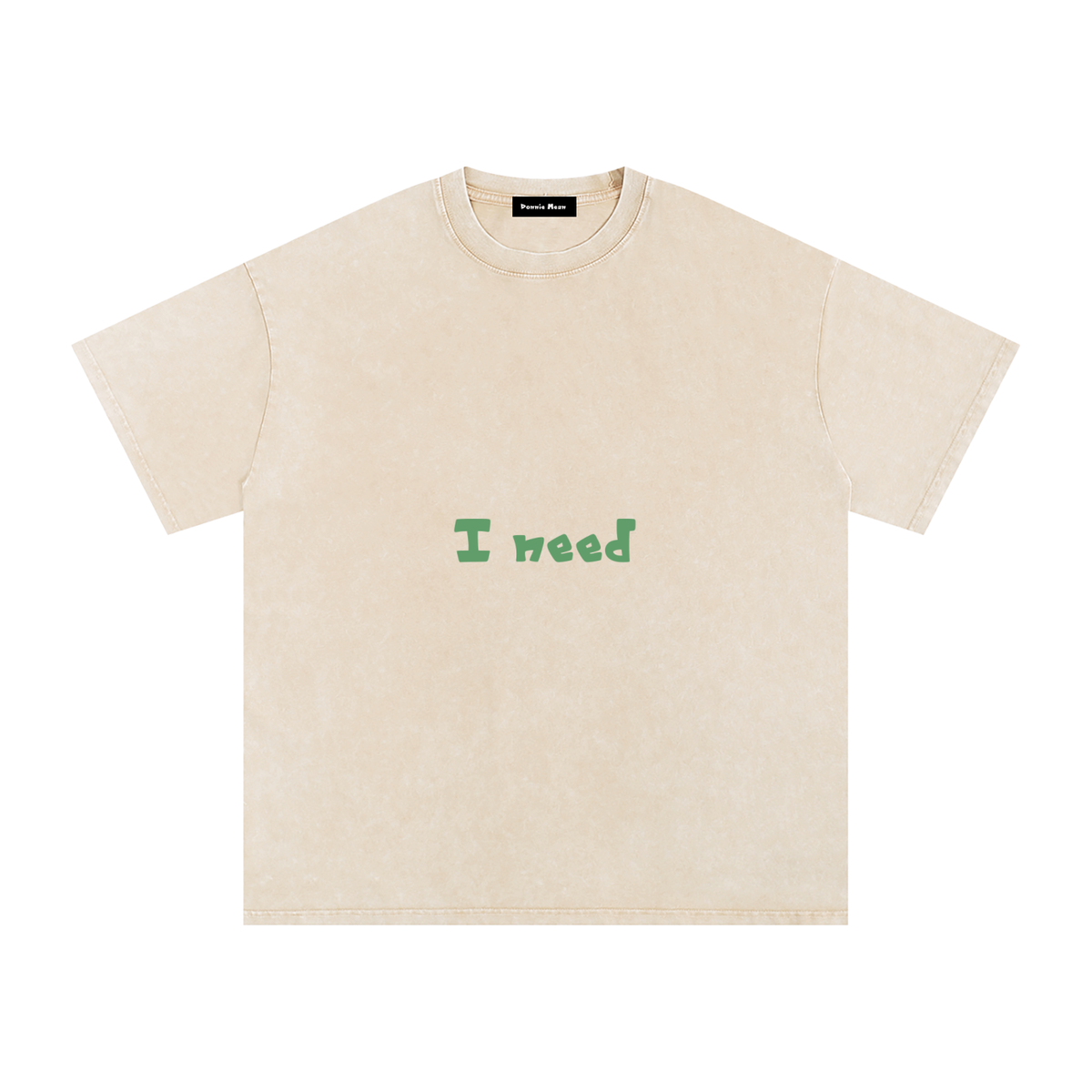 I Need Money Oversized Cotton T-Shirt