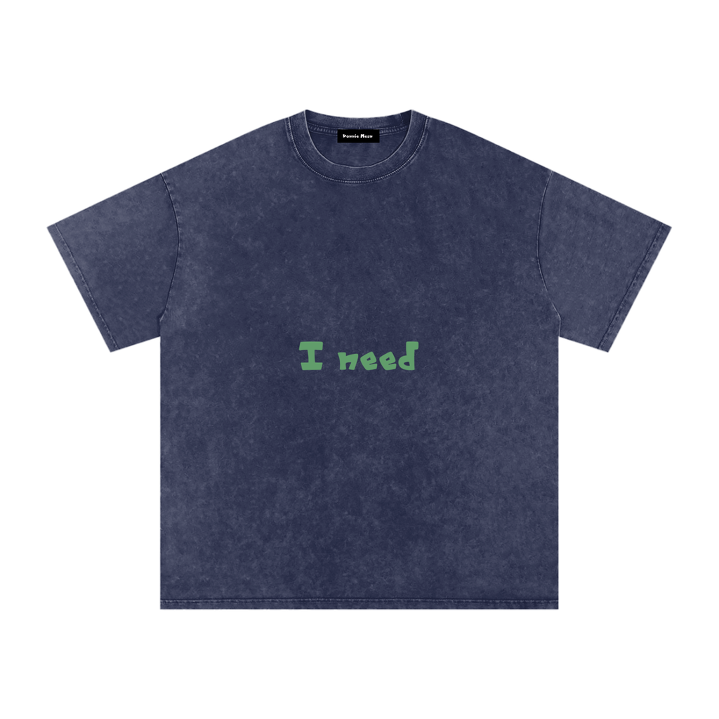 I Need Money Oversized Cotton T-Shirt