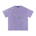 I Need Money Oversized Cotton T-Shirt
