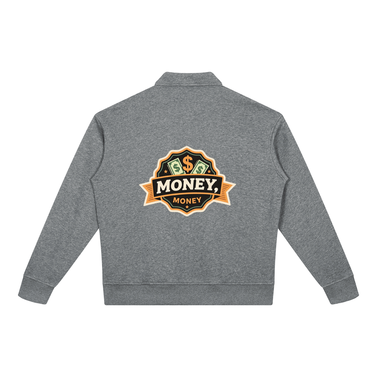 Unisex Boxy Quarter-Zip Sweatshirt