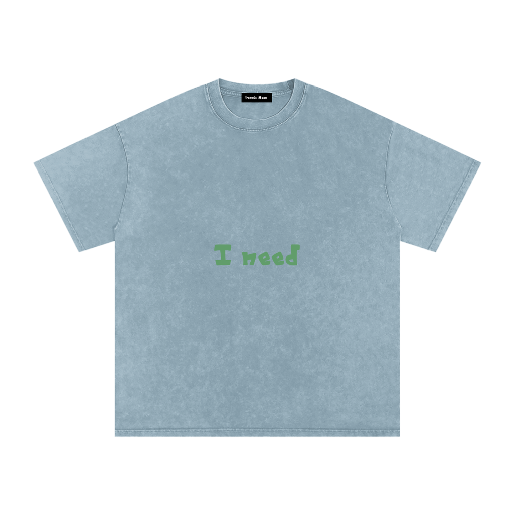 I Need Money Oversized Cotton T-Shirt