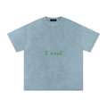 I Need Money Oversized Cotton T-Shirt