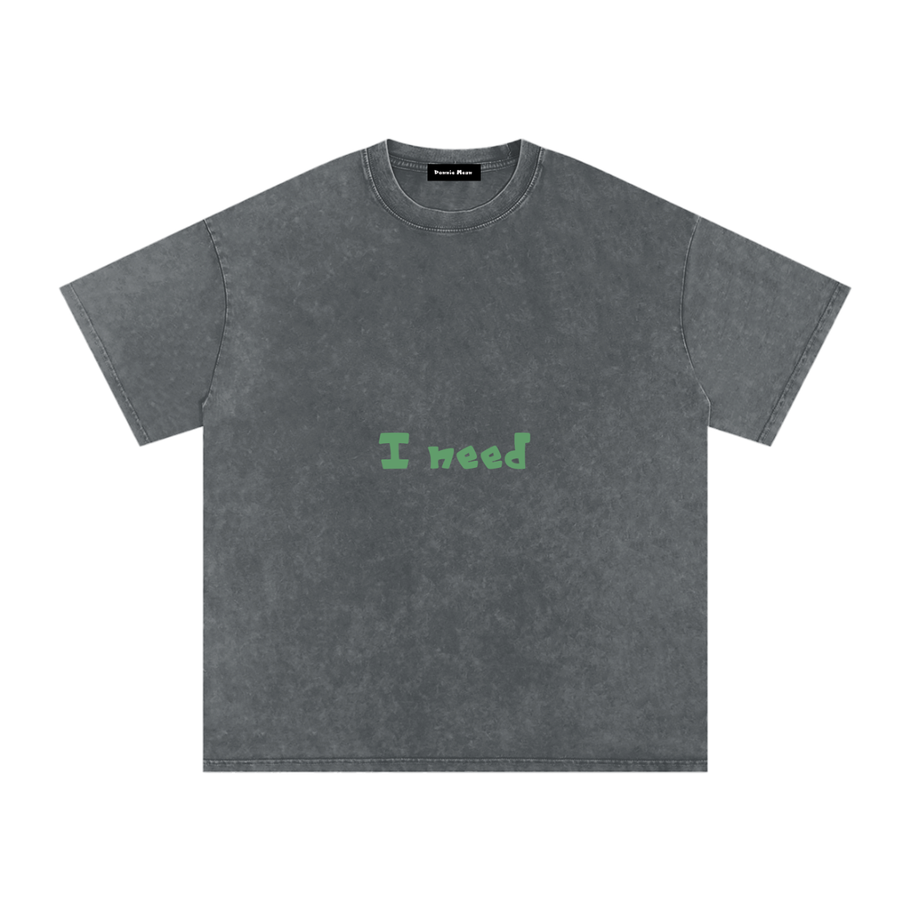 I Need Money Oversized Cotton T-Shirt