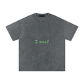 I Need Money Oversized Cotton T-Shirt