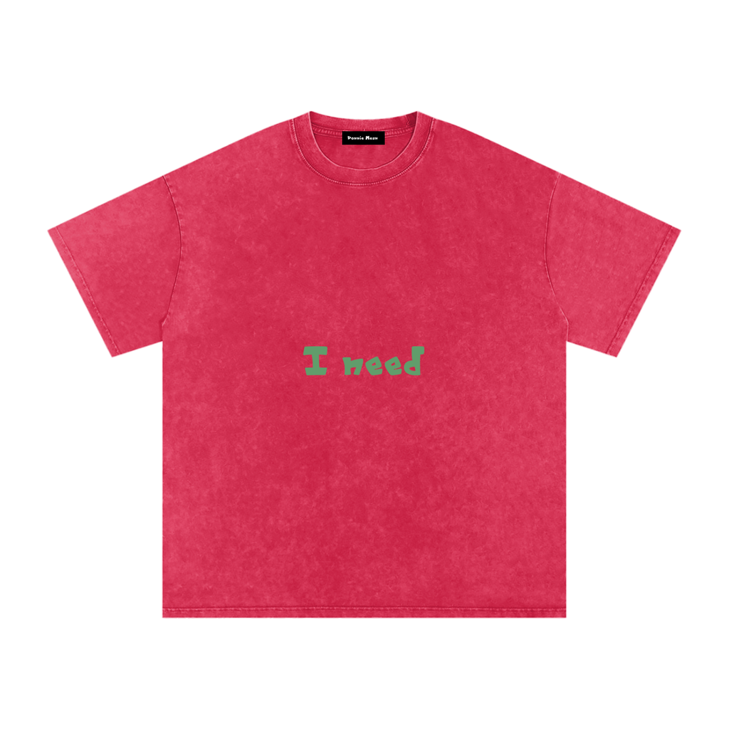 I Need Money Oversized Cotton T-Shirt