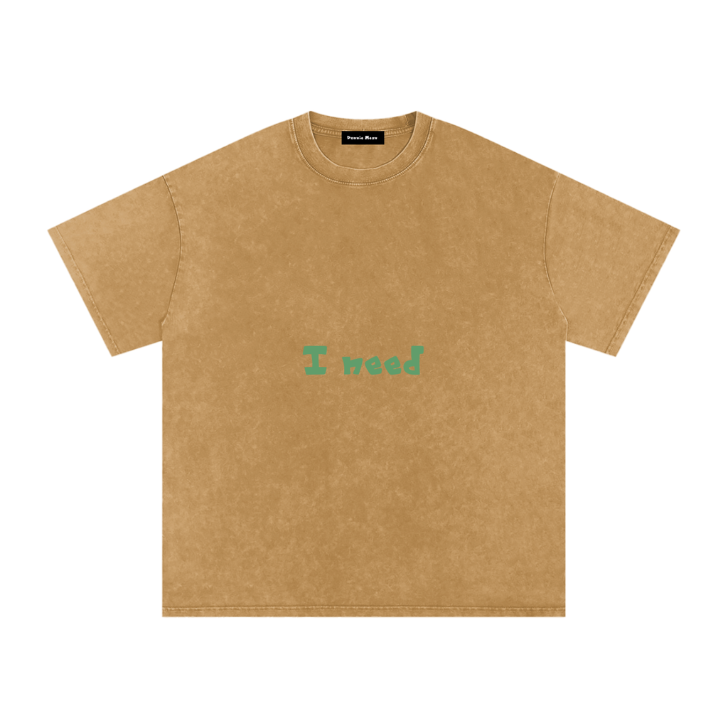 I Need Money Oversized Cotton T-Shirt
