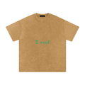 I Need Money Oversized Cotton T-Shirt