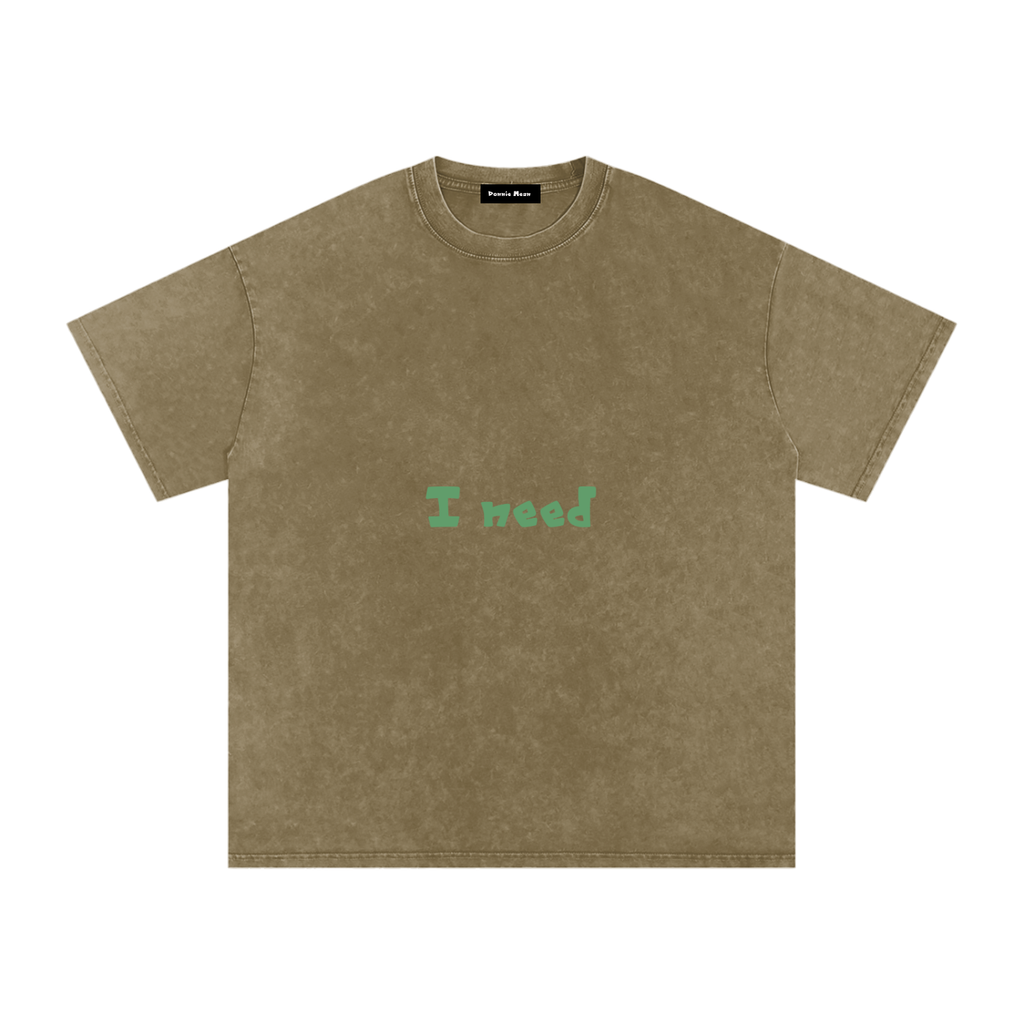 I Need Money Oversized Cotton T-Shirt