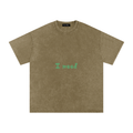 I Need Money Oversized Cotton T-Shirt