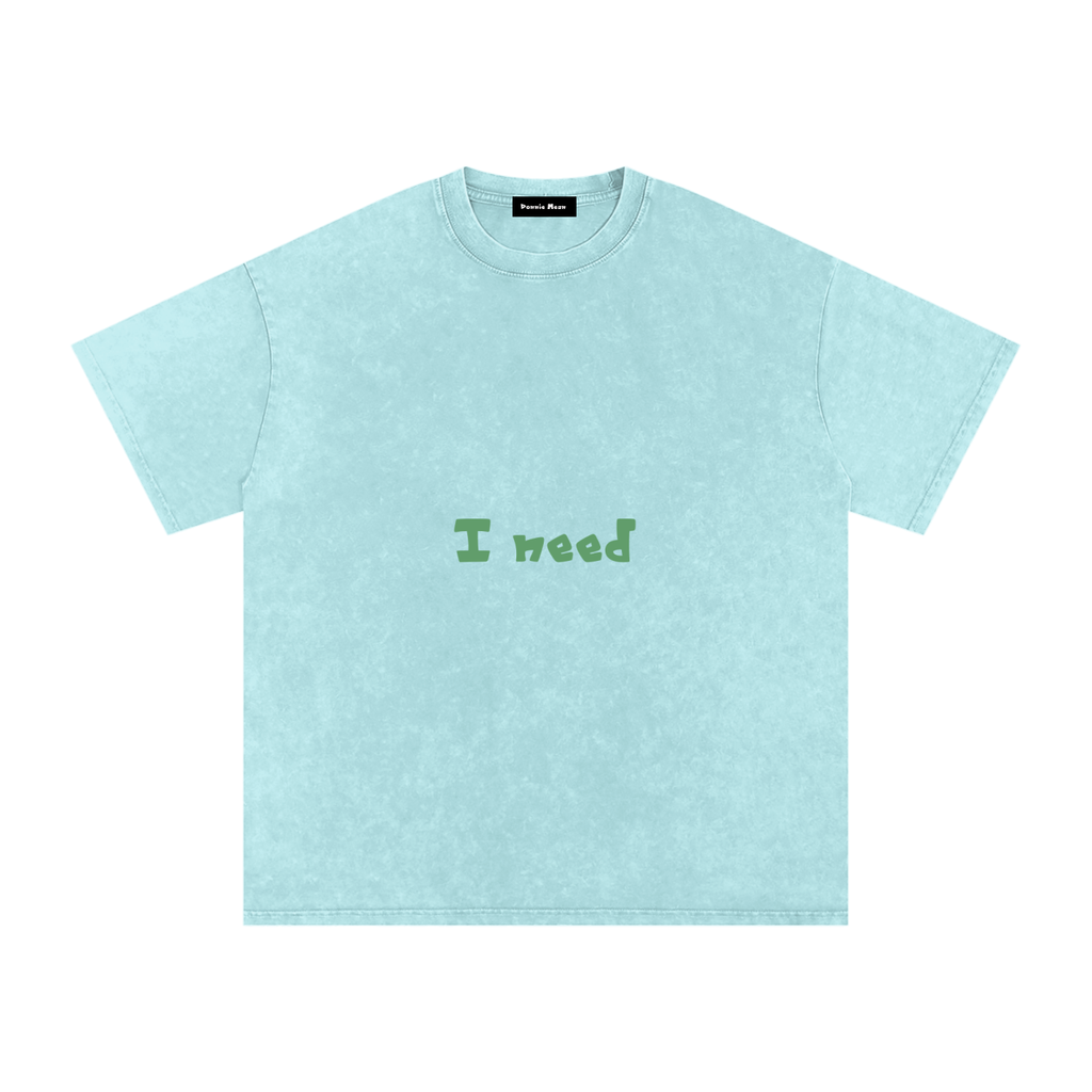 I Need Money Oversized Cotton T-Shirt