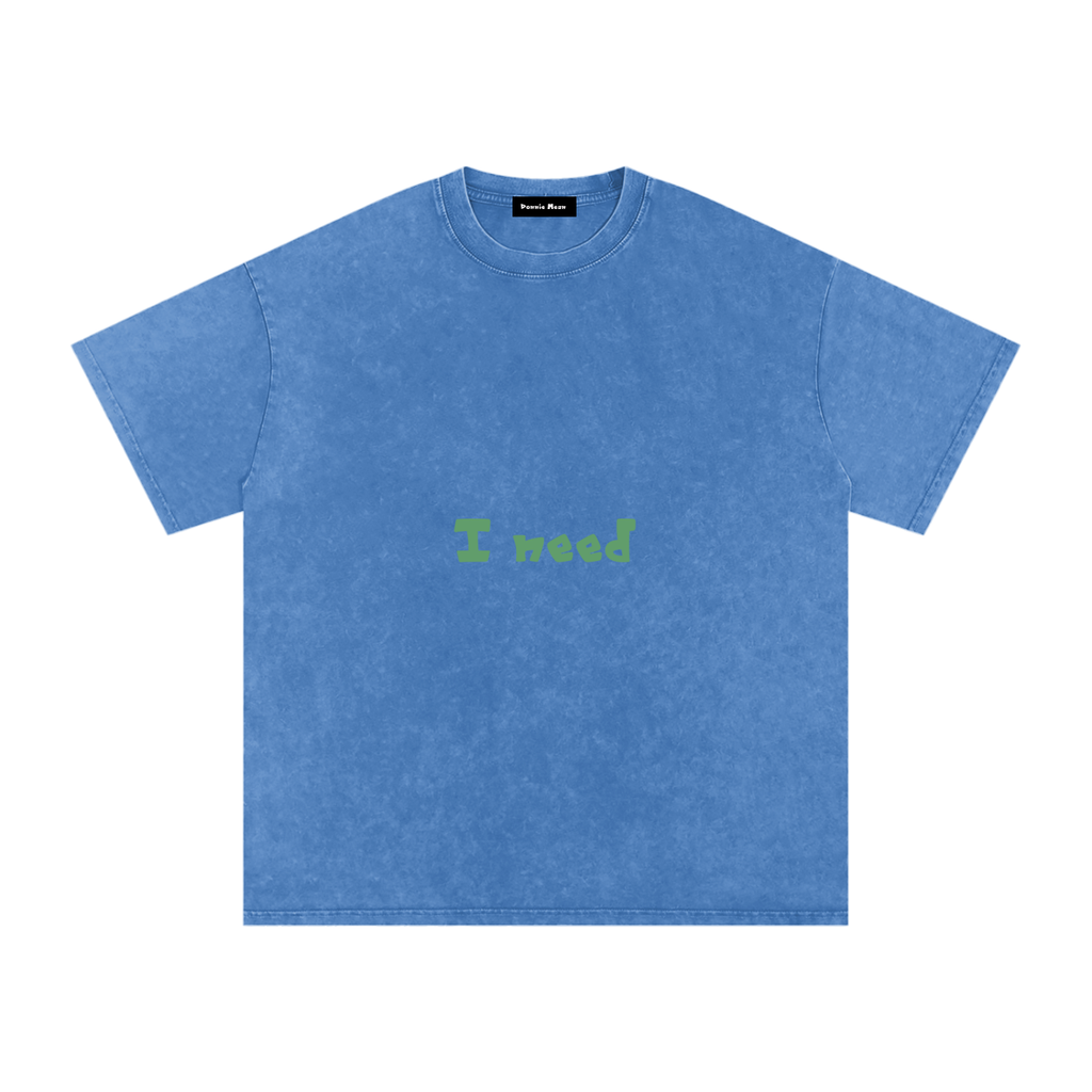 I Need Money Oversized Cotton T-Shirt