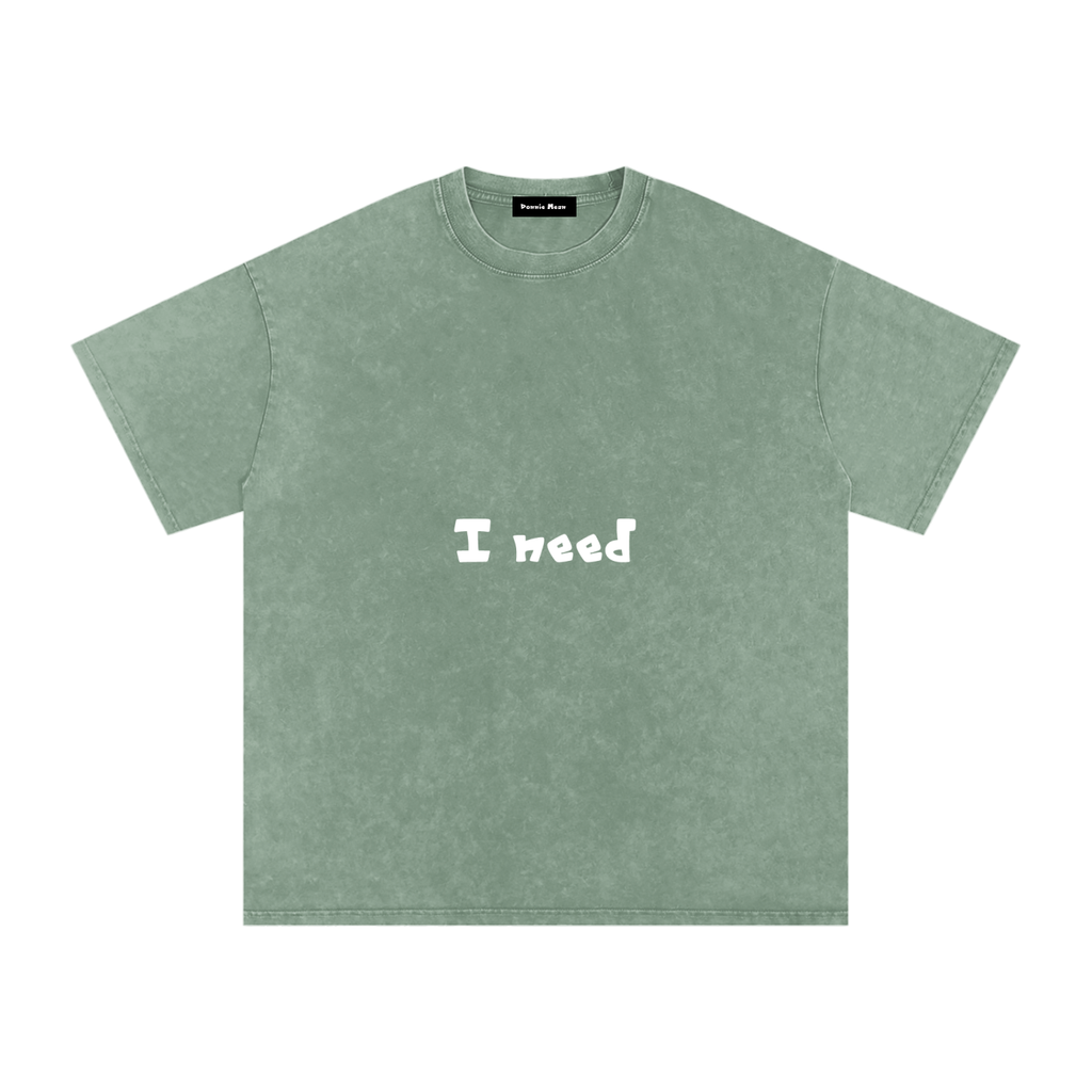 I Need Money Oversized Cotton T-Shirt