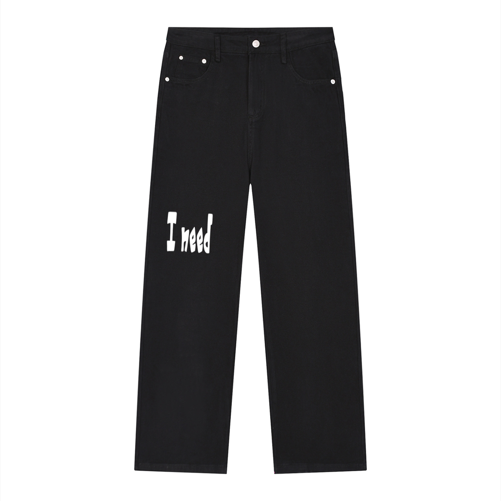 Men’s Vintage Wash Straight Leg Jeans