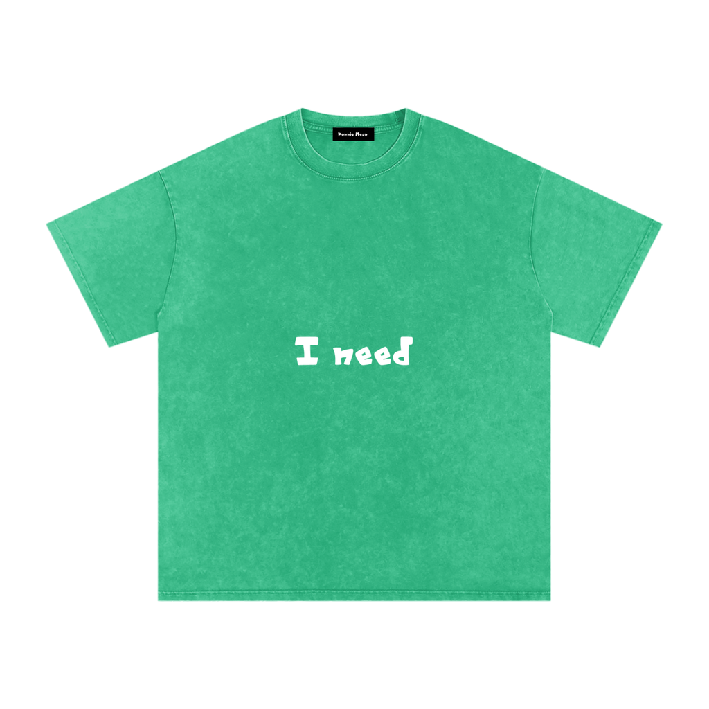 I Need Money Oversized Cotton T-Shirt